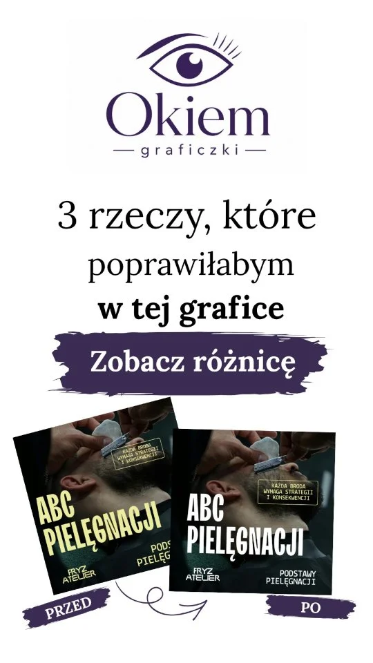 Instagram post from okiemgraficzki. This post is in position 3.